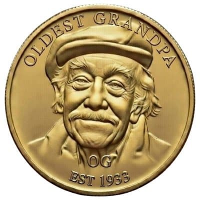 OG coin — Oldest Grandpa, EST 1933